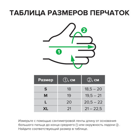 Перчатки защитные антивибрационные, натуральная кожа и ткань, CAIMAN TECH Anti-Vib, p-p: M